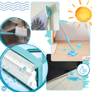 Brosse de nettoyage flexible pour plinthes