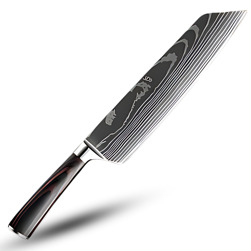 Couteau japonais en bois de Pakka