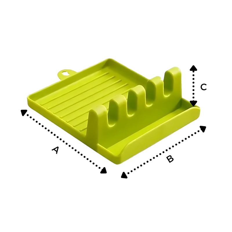 Support de spatules antidérapant à quatre emplacements