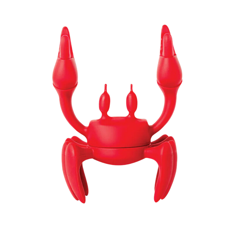 Porte-cuillère antidérapant en forme de crabe amusant