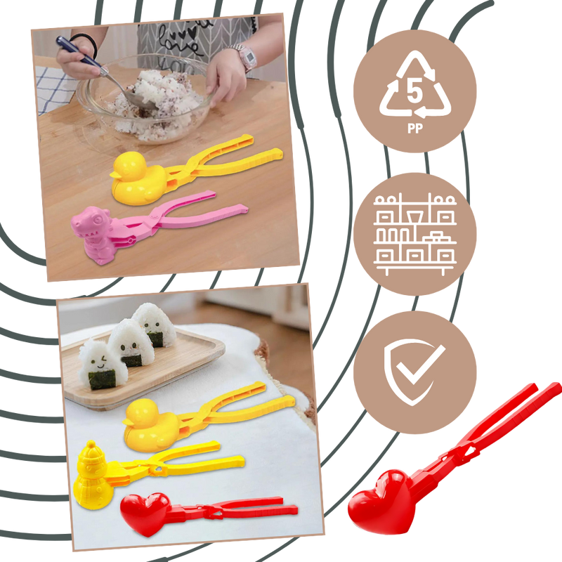 Moule à riz pour sushi de forme amusante