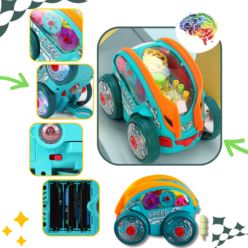 Voiture jouet Speedlite à moteur à engrenages