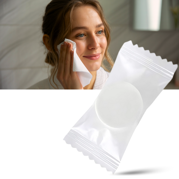 Serviettes compressées en coton doux