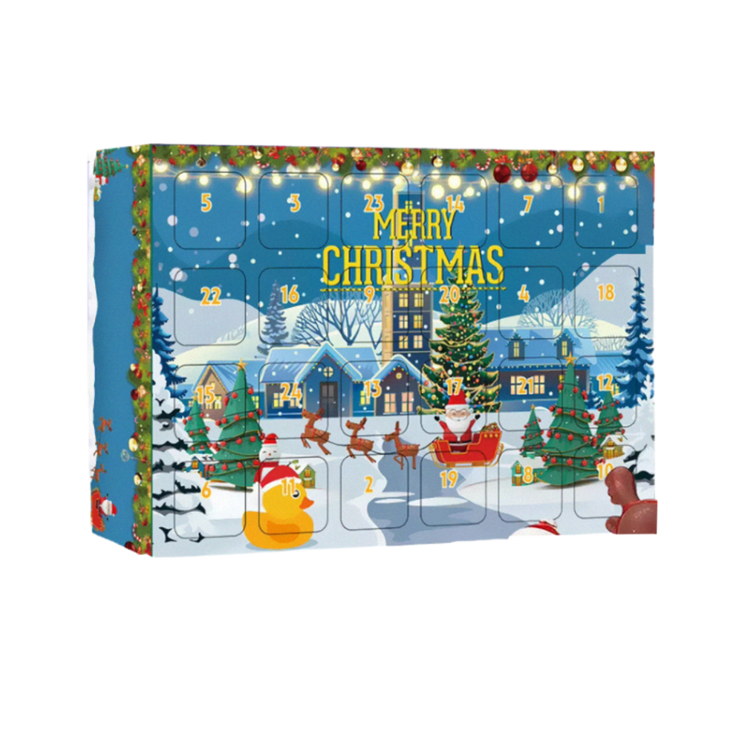 Calendrier de l'Avent des canards sur le thème d'Halloween et de Noël