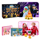 Calendrier de l'Avent des canards sur le thème d'Halloween et de Noël