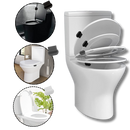 Élévateur de siège de toilettes sans contact