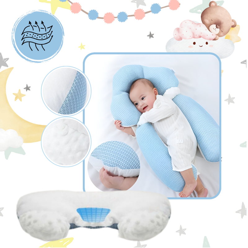 Coussin d'allaitement avec protection de la tête