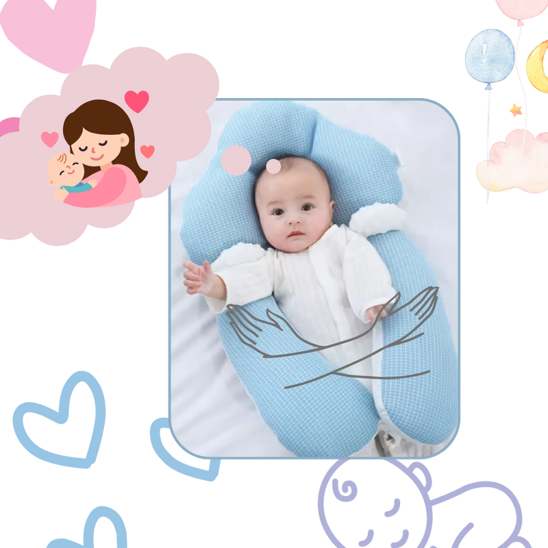 Coussin d'allaitement avec protection de la tête