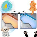 Maison pour chats à isolation thermique réfléchissante