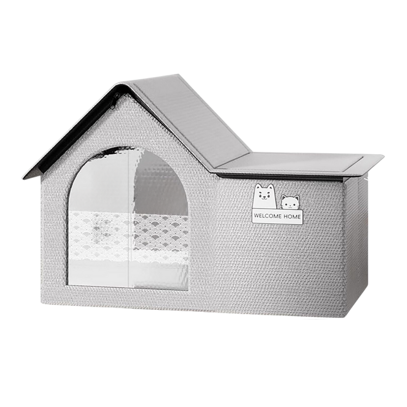 Maison pour chats à isolation thermique réfléchissante