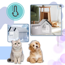 Maison pour chats à isolation thermique réfléchissante