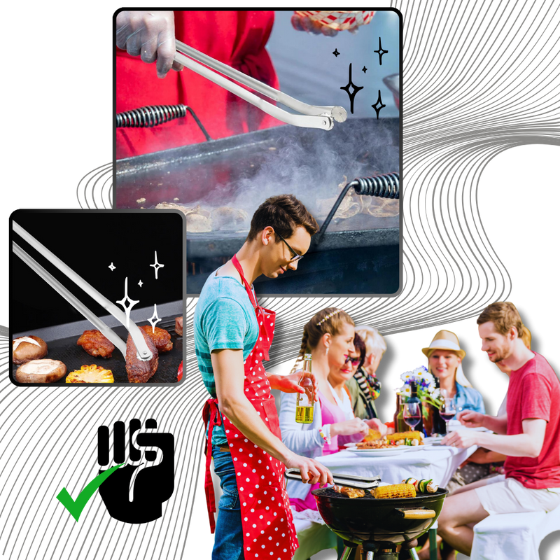 Pince à barbecue résistante à la chaleur