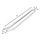 Pince à barbecue résistante à la chaleur