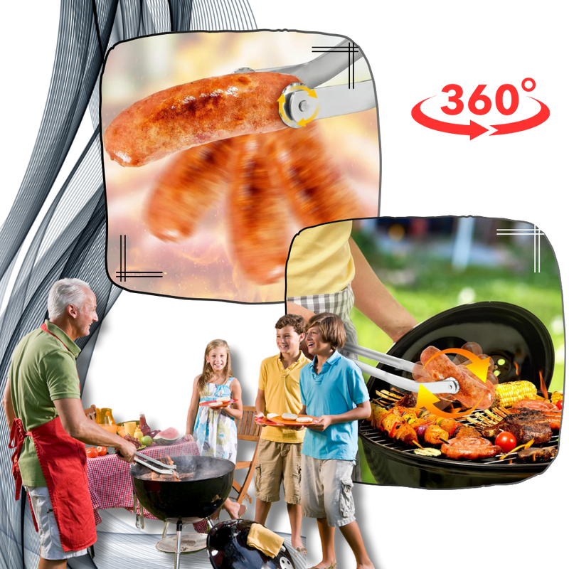 Pince à barbecue résistante à la chaleur