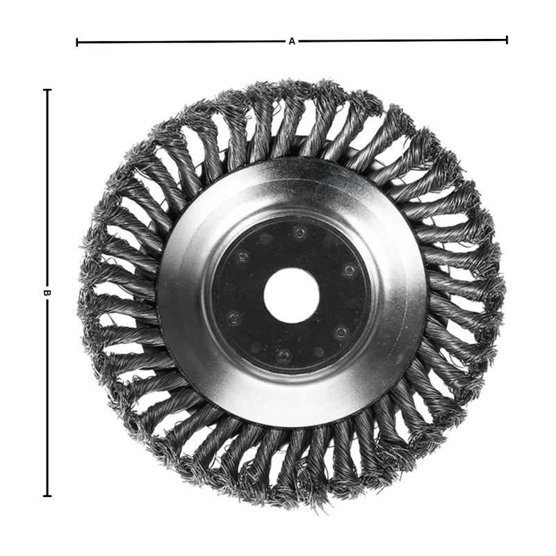 Brosse de désherbage pour débroussailleuse