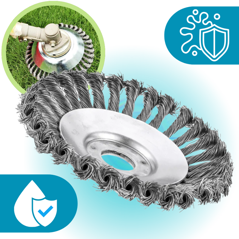 Brosse de désherbage pour débroussailleuse