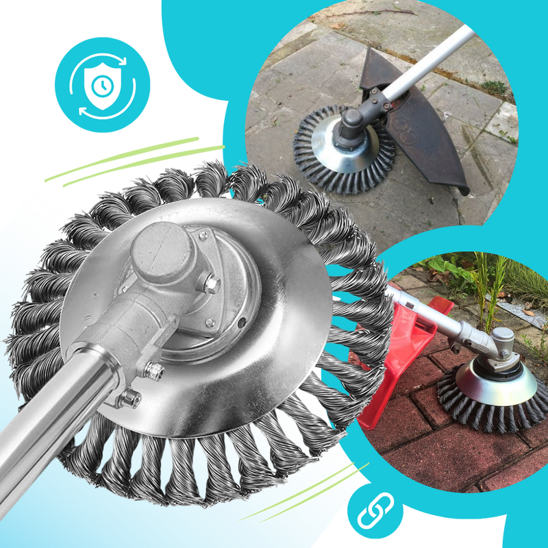 Brosse de désherbage pour débroussailleuse