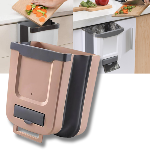 Poubelle pliable de grande capacité