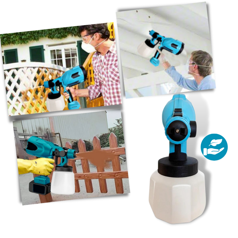 Pistolet à peinture sans fil haute pression