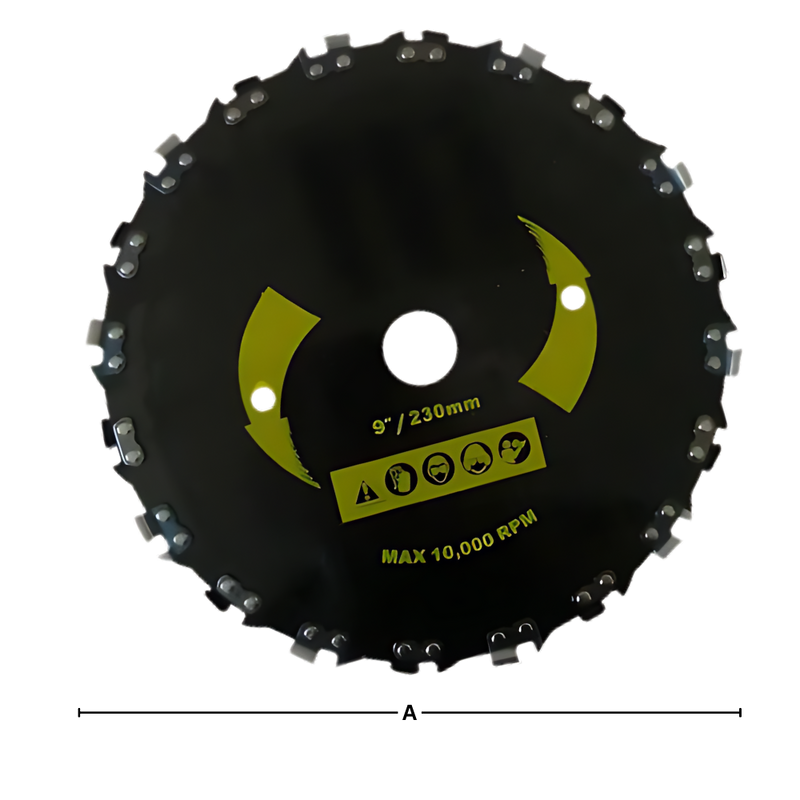 Scie circulaire pour coupe-bordures en acier à grande vitesse