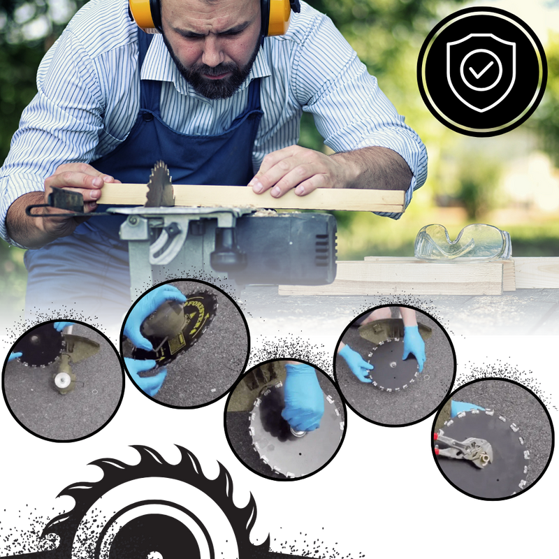 Scie circulaire pour coupe-bordures en acier à grande vitesse