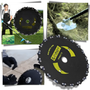 Scie circulaire pour coupe-bordures en acier à grande vitesse