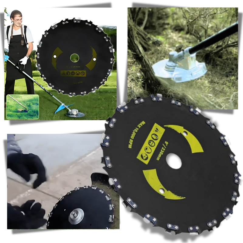 Scie circulaire pour coupe-bordures en acier à grande vitesse