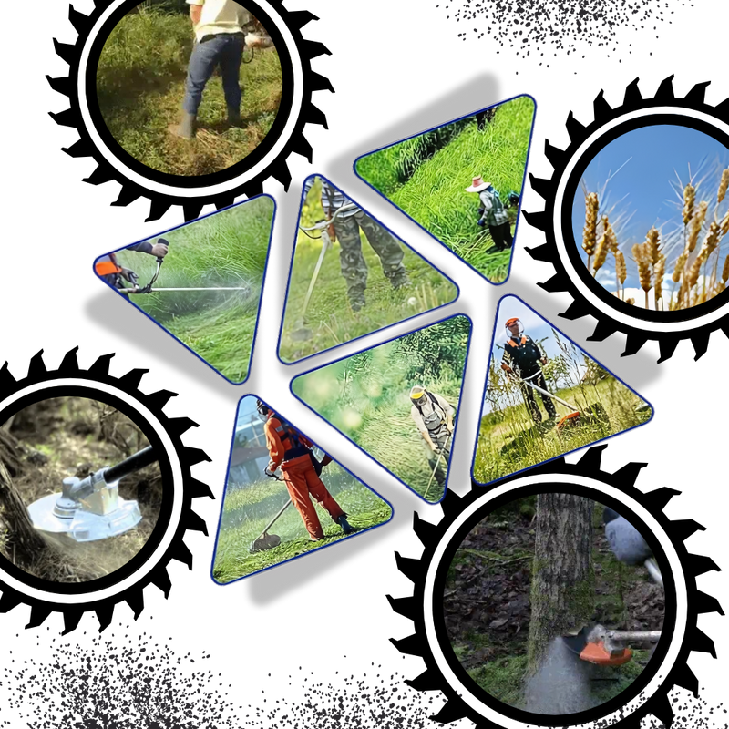 Scie circulaire pour coupe-bordures en acier à grande vitesse