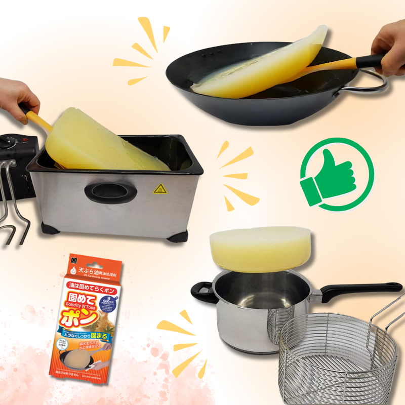 Solidifiant d'huile de friture