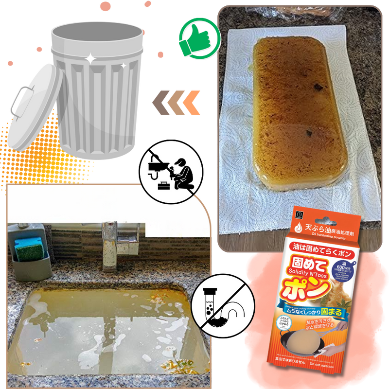 Solidifiant d'huile de friture