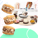 Cuillère à Cylindres de Crème Glacée