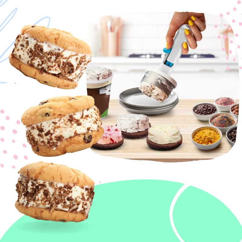 Cuillère à Cylindres de Crème Glacée