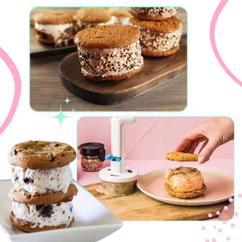 Cuillère à Cylindres de Crème Glacée