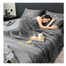 Housse de couette en soie glacée douce