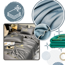 Housse de couette en soie glacée douce