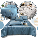 Housse de couette en soie glacée douce