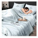Housse de couette en soie glacée douce