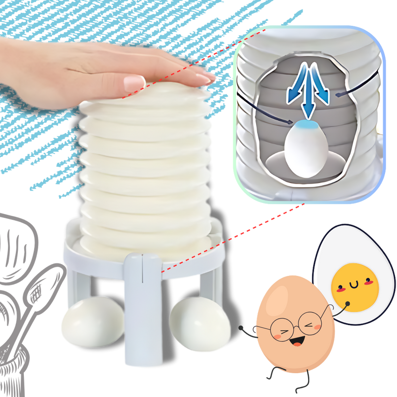 Peleur instantané de coquilles d'oeufs