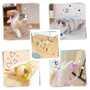 Tunnel compact interactif pour chats