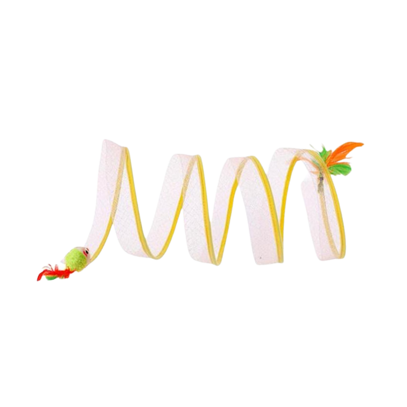 Tunnel compact interactif pour chats