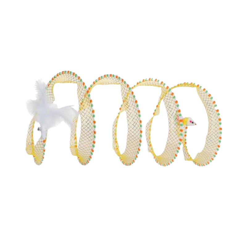 Tunnel compact interactif pour chats