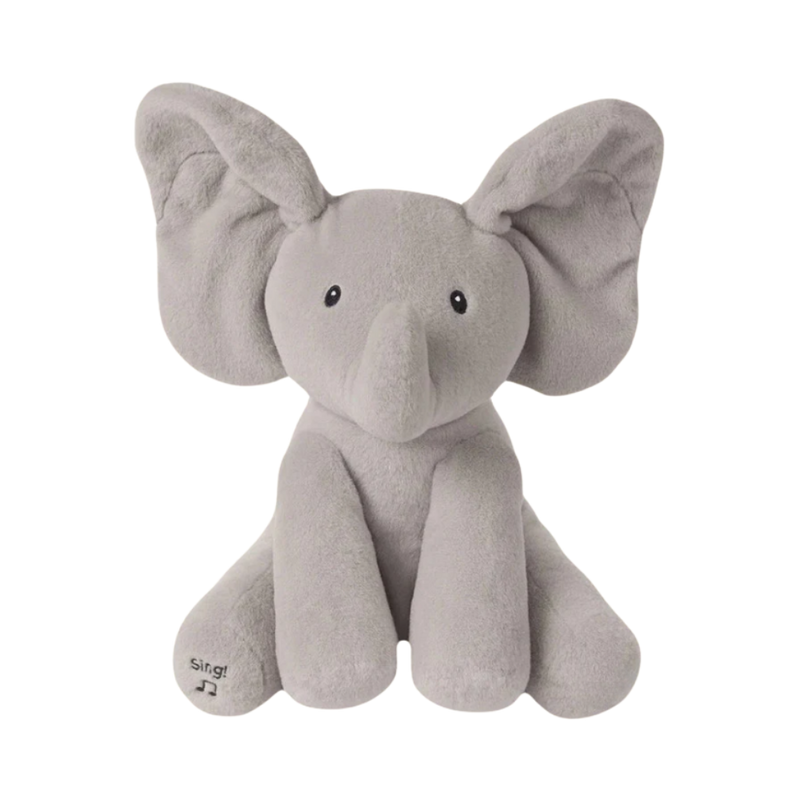 Peluche éléphant cache-cache interactif