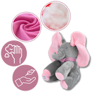 Peluche éléphant cache-cache interactif