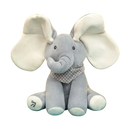 Peluche éléphant cache-cache interactif