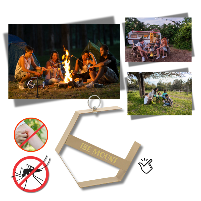 Support en fer pour spirale anti-moustique