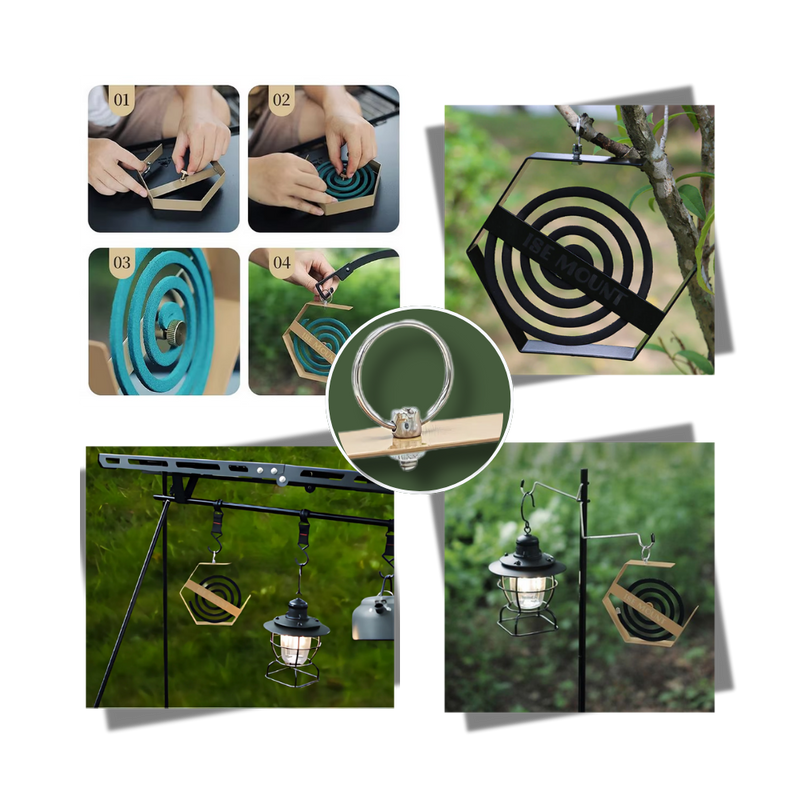 Support en fer pour spirale anti-moustique