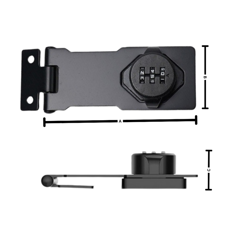 Serrure d'armoire sans clé à installation rapide