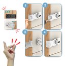 Serrure d'armoire sans clé à installation rapide