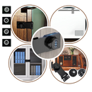 Serrure d'armoire sans clé à installation rapide