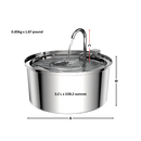 Fontaine pour chats à grande capacité